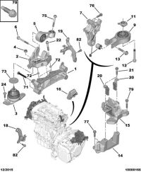 9802439280-ENGINE MOUNTING