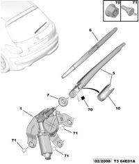 6405G7-MOTOR,WASHER(RR)