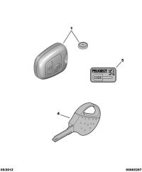 6554YV-TRANSMITTER, DOOR CONTROL