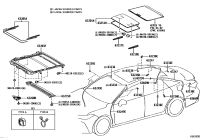 6320107060-Panel sub-assy, sliding roof or removable roof