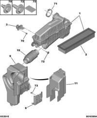 9800341380-Cleaner assy-dry air