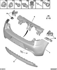 1608292180-BAR, REAR BUMPER