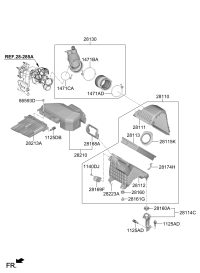 28110Q2500-CLEANER ASSY, AIR