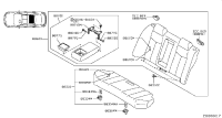 88300JN04A-Cushion assy-rr seat