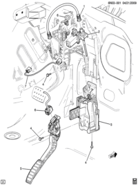 25897260-Actuator, accelerator (incl. 2) (w/motor)