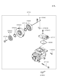 977012E200-COMPRESSOR ASSY