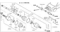 39100CJ70A-SHAFT ASSY-FRON