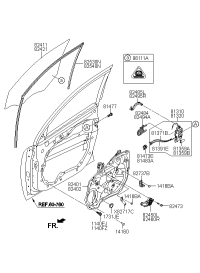 824112P010-GLASS(L),DOOR-FRT