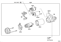 281400V020-Holder assy, starter brush