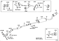 174200V330-PIPE ASSY, EXHAUST, CENTER