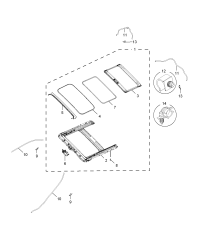 30004111ASA-PANORAMA ROOF ASSY