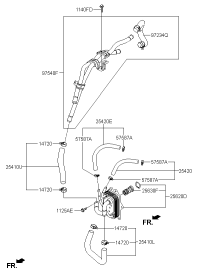 97324B3000-HOSE ASSY-A.T.F OUTLET