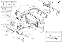 84410F9000-BAR ASSY-COWL CROSS