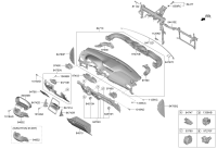 84510R9000NNB-Glove box assy