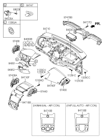 845301X000-AIR BAG ASSY-PASSENGER