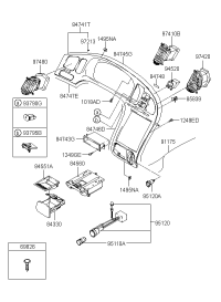 845512D350G4-HOUSING-ASH TRAY