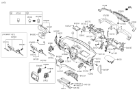 847802B100ZCB-GARNISH ASSY-C/PAD CTR,LH