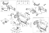 84795C3200NN3-GARNISH ASSY-C/PAD CTR,RH