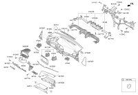 84780F0510YCT-GARNISH ASSY-C/PAD CTR,LH
