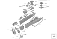 97020BU000-Duct assy-rear a/vent, no.2