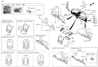 847501M111WK-PANEL ASSY-CRASH PAD LWR LH