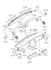 847103D550YMB-CRASH PAD ASSY-MAIN
