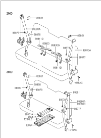 89841H1000LK-S/BELT ASSY-CTR
