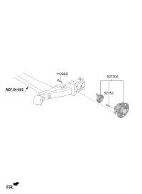 52730R9000-HUB & BEARING ASSY-RR