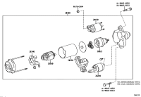28100F2070-STARTER12V 13T 1.4KWTOY CAMRY 4 CYL