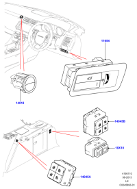 LR038676-SWITCH ASSY - LIGHTING