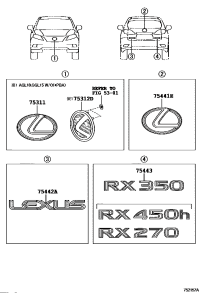 9097502146-EMBLEM, RADIATOR GRILLE (OR FRONT PANEL)