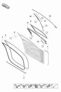 971837511A-Weatherstrip, dr