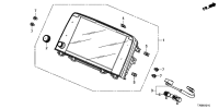 39710T70H01-DISPLAY ASSY., CENTE