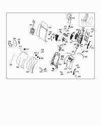 0009100509-Frame assy-seat back