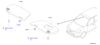964002FL0A-Visor, rh