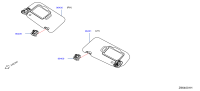 964006LA0A-Visor, rh