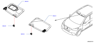 964015RF0A-SUNVISOR ASSY