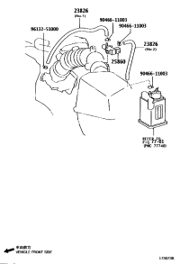 2382628150-HOSE, FUEL VAPOR FEED, NO.1
