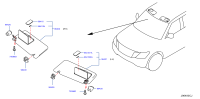 964091LA0A-HOLDER-SUNVISOR