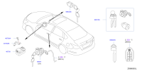 487003JA0A-LOCK SET-STEERING