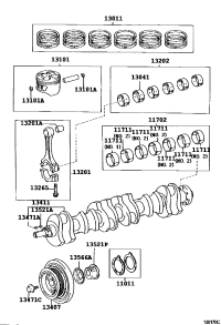 1101146030-WASHER SET, CRANKSHAFT THRUST