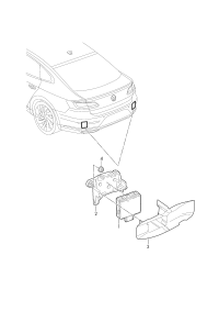 L2QD907685A-Blind spot control unit
