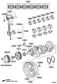 1340531081-FLYWHEEL SUB-ASSY