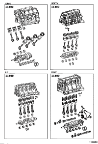 1140075381-BLOCK ASSY SHORT