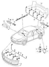 4E0910283D-Control unit & software-parking: