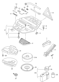 4E0012146C-Mounting point, automobile jack