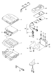 4F0910336E-Interface box and software for vehicles with telephone## pre-equipped * pay attention to technolog