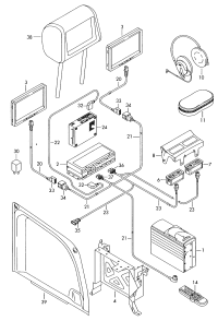 4E0088673B-Audio/video control unit: