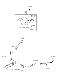 597102D500SO-LEVER ASSY-PARKING BRAKE