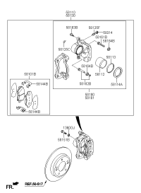 58101B5A00-PAD KIT-FR DISC BRAKE